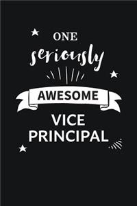 Awesome Vice Principal Notebook Blank Lined Gift Journal