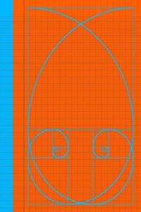Golden Ratio Orange and Blue