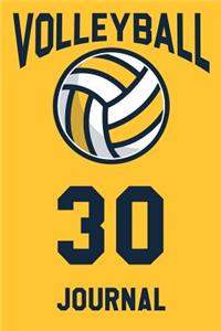 Volleyball Journal 30