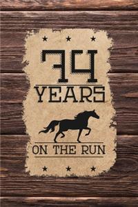 74th Birthday Journal