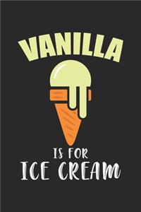 Vanilla Is For Ice Cream