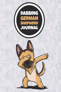Dabbing German Shepherd Journal