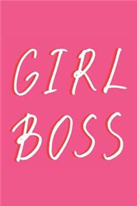 Girl Boss Notebook Journal