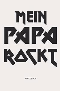 Mein Papa rockt - Notizbuch