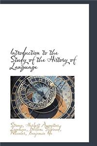 Introduction to the Study of the History of Language