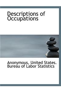 Descriptions of Occupations