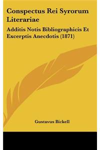 Conspectus Rei Syrorum Literariae