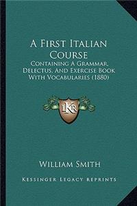 A First Italian Course