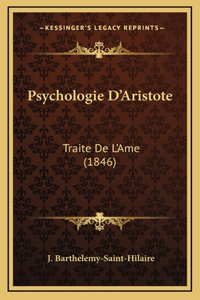 Psychologie D'Aristote