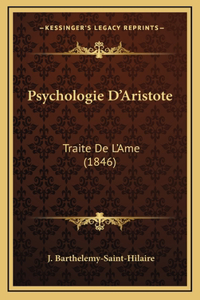 Psychologie D'Aristote