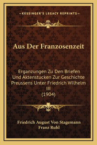 Aus Der Franzosenzeit