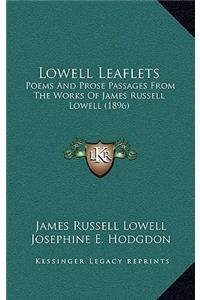 Lowell Leaflets