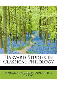 Harvard Studies in Classical Philology