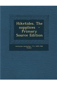 Hiketides. the Supplices