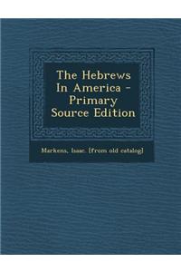 The Hebrews in America - Primary Source Edition