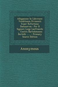 Allegazione in Libvrnen