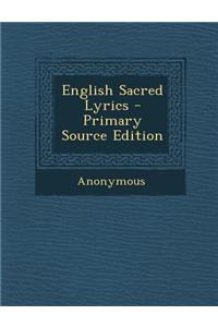 English Sacred Lyrics