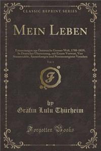 Mein Leben, Vol. 1
