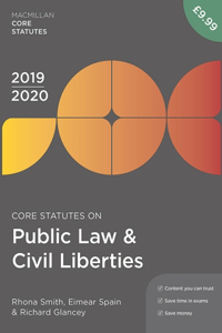 Core Statutes on Public Law & Civil Liberties 2019-20