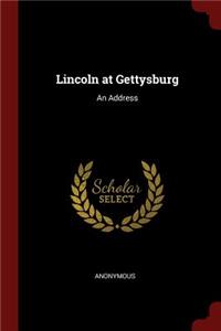 Lincoln at Gettysburg