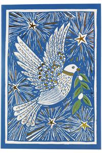 Woodcut Dove Small Boxed Holiday Cards