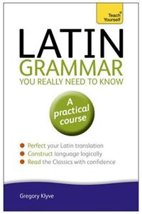 Latin Grammar You Really Need to Know: Teach Yourself