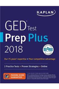 GED Test Prep Plus 2018: 2 Practice Tests + Proven Strategies + Online