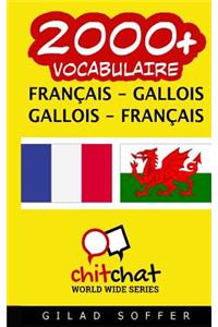 2000+ Francais - Gallois Gallois - Francais Vocabulaire