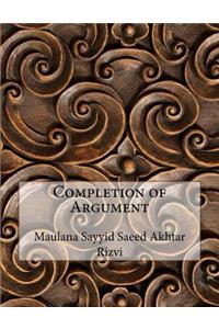 Completion of Argument