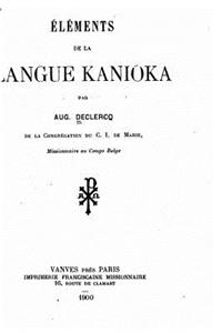 Eléments de la langue Kanioka