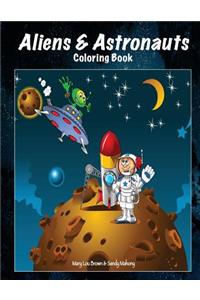 Aliens & Astronauts Coloring Book