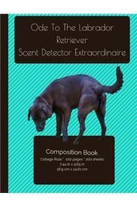 Labrador Retriever - Scent Detective Composition Notebook