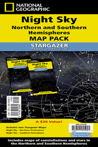 National Geographic Night Sky (Stargazer Folded Map Pack Bundle)