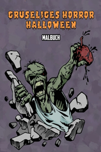 Gruseliges Horror Halloween Malbuch