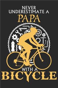 Never underestimate a papa with a bicycle