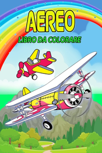 Aereo Libro da Colorare