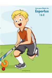 Livro para Colorir de Esportes 1 & 2