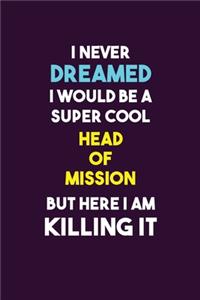 I Never Dreamed I would Be A Super Cool Head of Mission But Here I Am Killing It