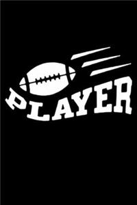 Player Football Notebook