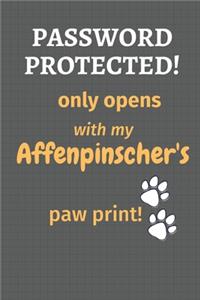 Password Protected! only opens with my Affenpinscher's paw print!
