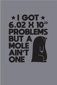 I Got 6.02 x 10²3 Problems But A Mole Ain't One