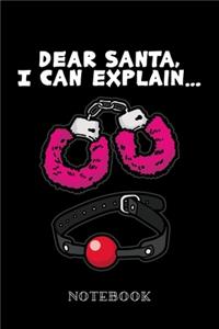 Dear Santa, I Can Explain - Notebook