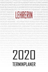 Lehrerin - 2020 Terminplaner