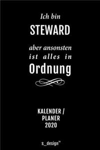 Kalender 2020 für Stewards / Steward / Flugbegleiter / Flugbegleiterin