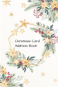 Christmas Card Address Book