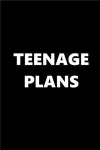 2020 Weekly Planner School Theme Teenage Plans Black White 134 Pages