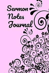 Sermon Notes Journal