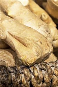 Ginger Root in a Woven Basket Journal