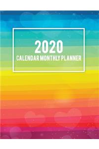 2020 Calendar Monthly Planner