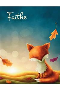 Faithe: Personalized with Name, Journal, Notebook, Diary, 365 Lined Pages, Birthday, Christmas, Friendship Gifts for Women, Teens, Girls, Best Friend, Mom, Sister, Daughter, Grandma, Co-Worker, Book Size 8 1/2 X 11